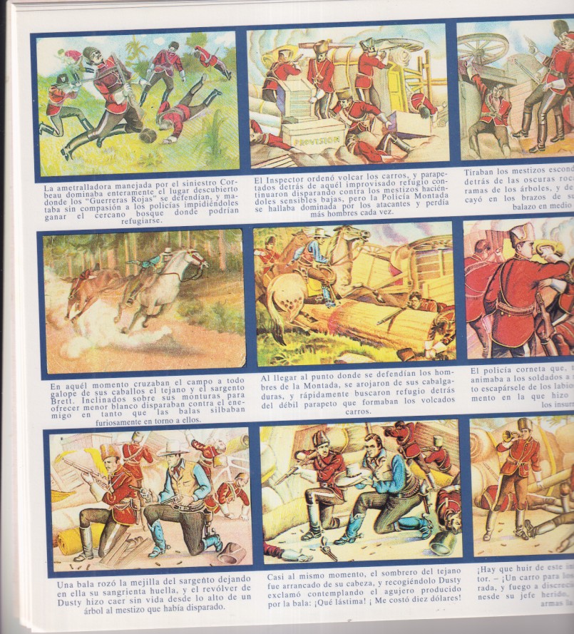 Policía Montada del Canadá. Álbum Facsimil (25x23 cm.) Cromos impresos