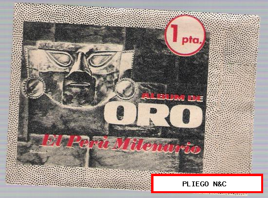 Álbum de Oro El Perú Milenario. Lote de 3 sobres sin abrir. También sueltos a 3 euros