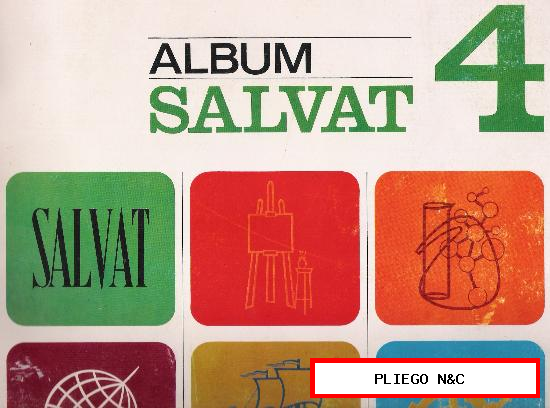 Álbum Salvat 4. 1967. Completo 861 cromos