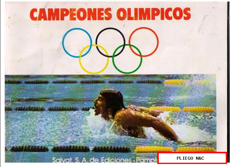 Campeones olímpicos. Salvat 1973. Completo 104 cromos