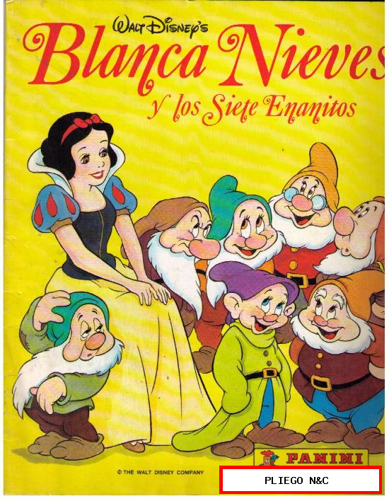 Blanca Nieves y los Siete Enanitos. Panini. Completo 225 cromos