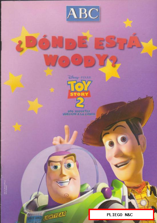 Toy Story 2. Álbum con 37 cromos