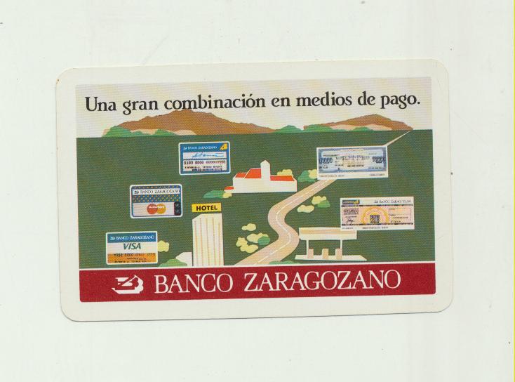 Calendario Fournier. Banco Zaragozano 1986