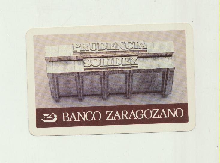 Calendario Fournier. Banco Zaragozano 1981
