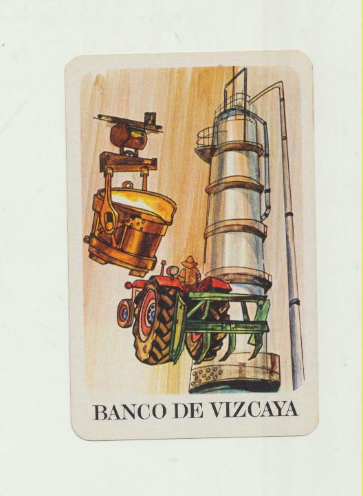 Calendario Fournier. Banco de Vizcaya 1971