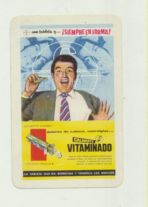 Calendario Fournier. Calmante Vitaminado 1964