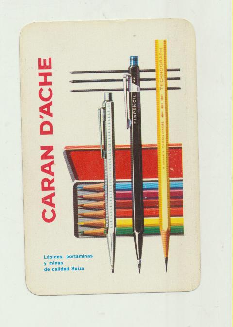 Calendario Fournier. Caran D´Ache 1964