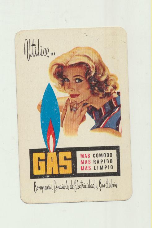 Calendario Fournier. Gas 1959
