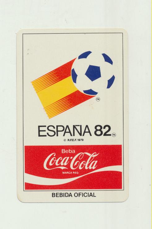 Calendario Fournier. Coca Cola 1982
