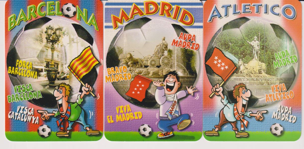 Lote de 3 Calendarios EGC.(Equipos de Futbol) Año 2007