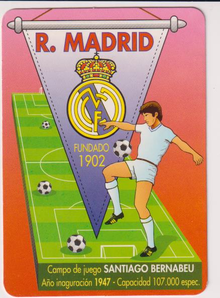 Calendario de Bolsillo del R.Madrid.Año 1997
