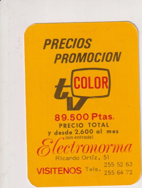 Calendario Electronorma para 1979