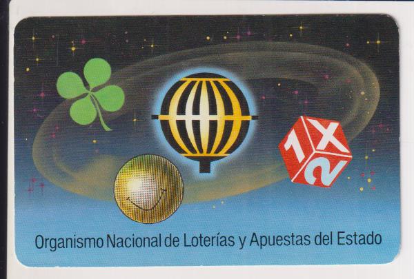 Calendario Fournier 1990. Organismo nacional de Loterías y Apuestas del Estado