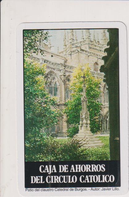 Catedral de Burgos. Calendario Fournier para 1994. Caja de Ahorros del Círculo Católico