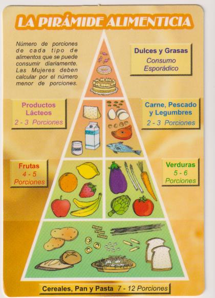 calendario 2008. la pirámide alimenticia. fuegos artificiales Peiró