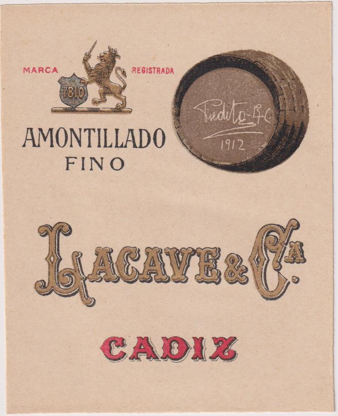 Amontillado Fino Lacave & Cª. Cádiz