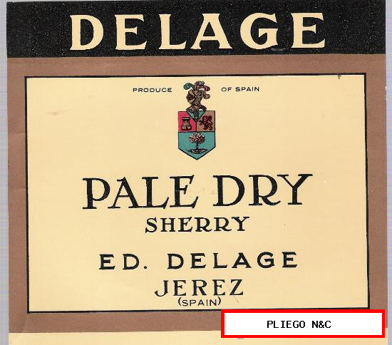Pale Dry Delage. Jerez