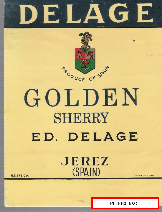 Golden Sherry. ED. Delage