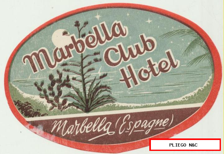 etiqueta marbella club hotel