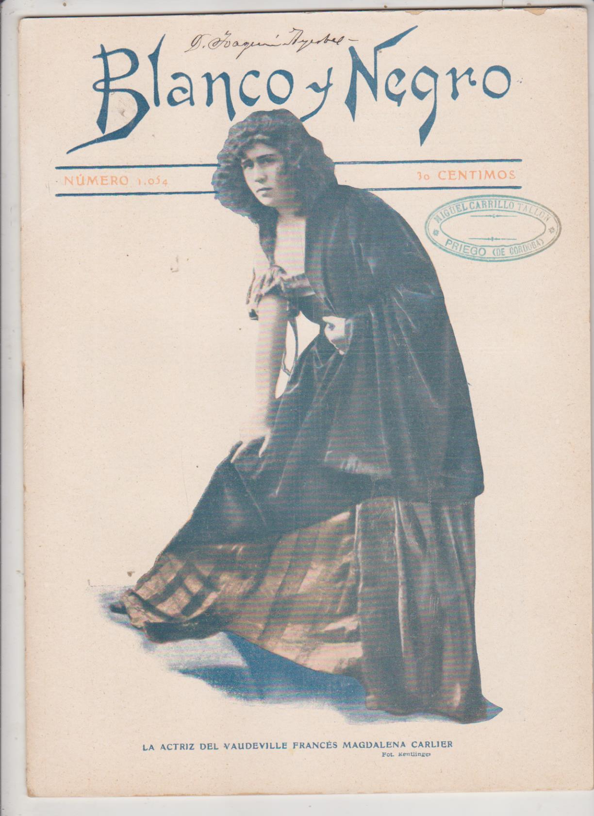 Blanco y Negro nº 1054. 23 de Julio de 1911