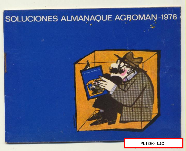 soluciones almanaque agroman-1976. 11,5x15