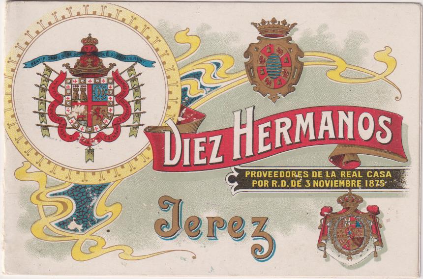 Diez Hermanos. Librito Publicidad para la Exposición Hispano Francesa de 1908 en Zaragoza