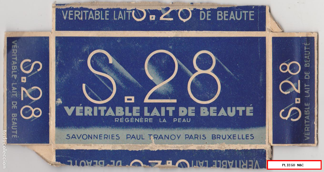 caja de jabón s-28. Paris