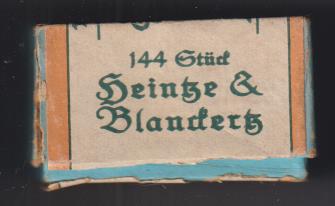 Heintze & Blanckertz, Caja casi llenade plumillas sin usar