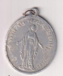 Medalla (AL-3,8 cms.) Oh María Sin pecado Concebida. Año 1930