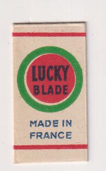 Hoja de Afeitar Lucky Blade. Made in France. SIN USAR