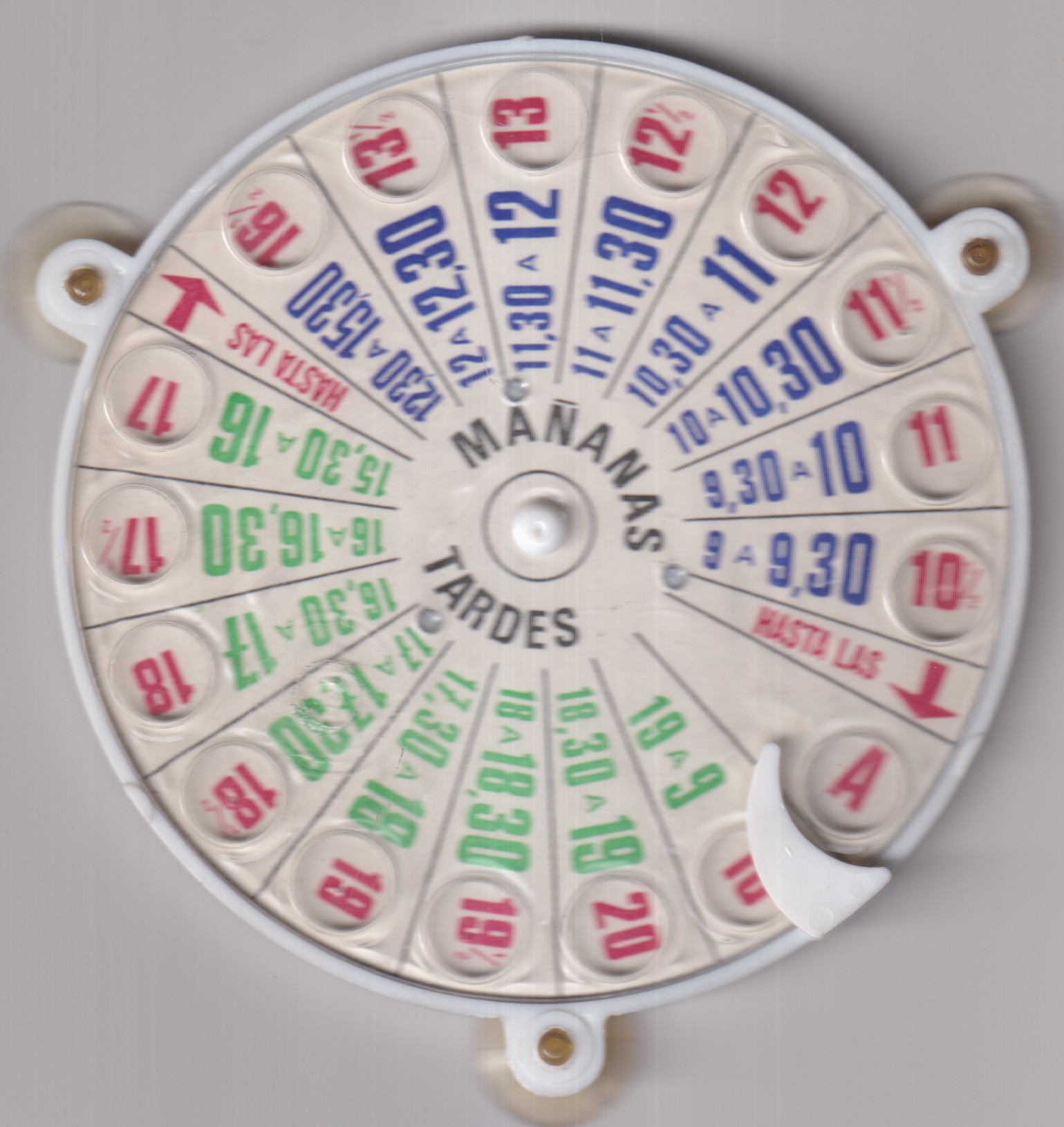 Disco de Estacionamiento limitado. Barcelona