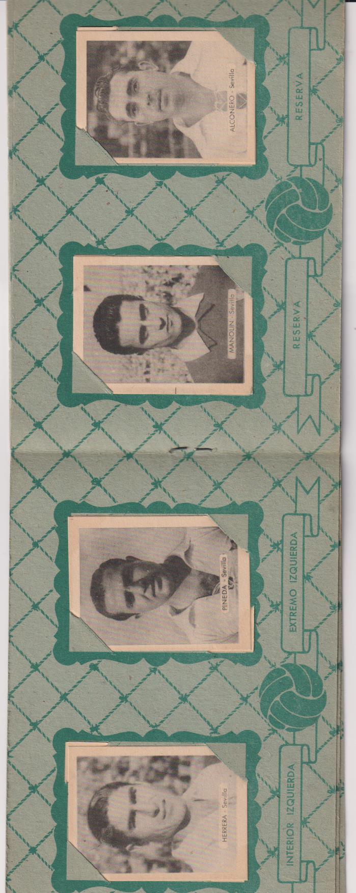 Álbum Campeonatos Nacionales de Futbol Sevilla C.F. Ruiz Romero 1940-50. MUY DIFÍCIL ASÍ