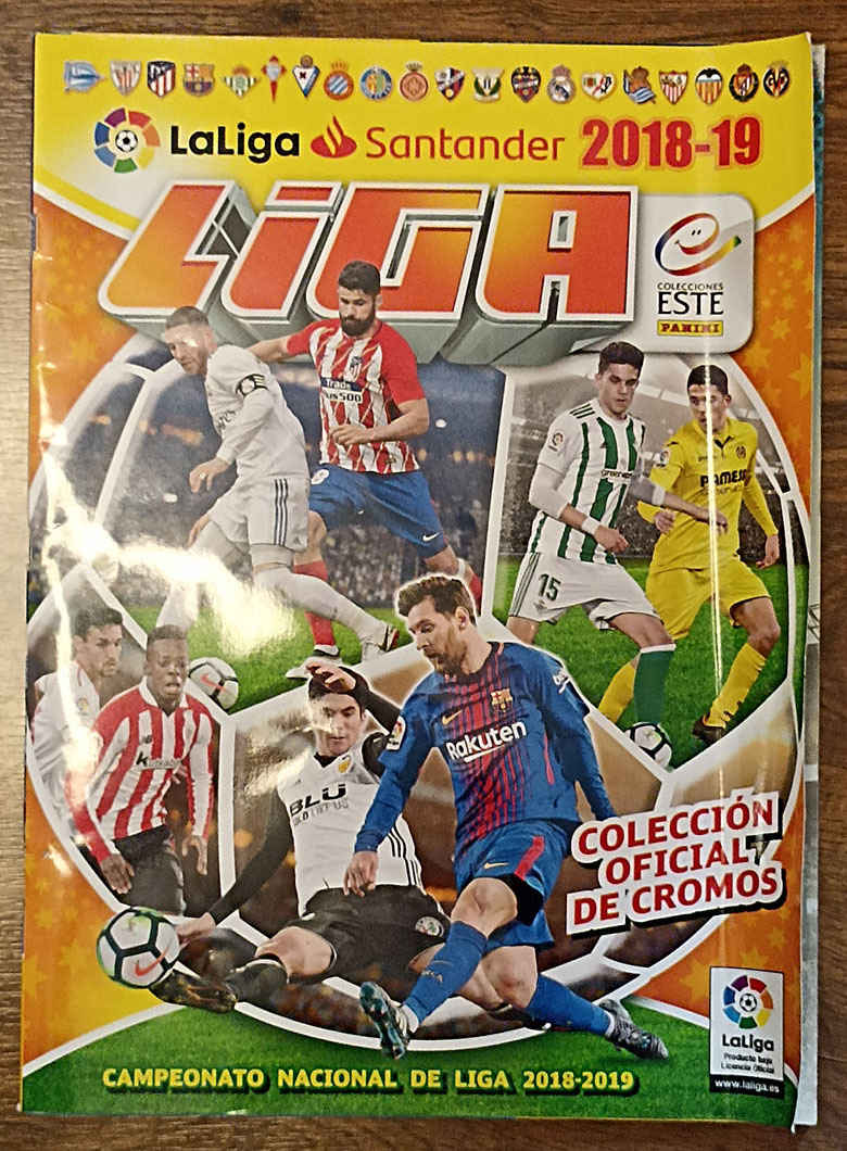 La liga Santander 2018-19. Con 9 dromos pegados