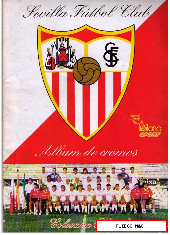 Sevilla Fútbol Club. Colección Oficial. 1995. Tiene solo 141 cromos