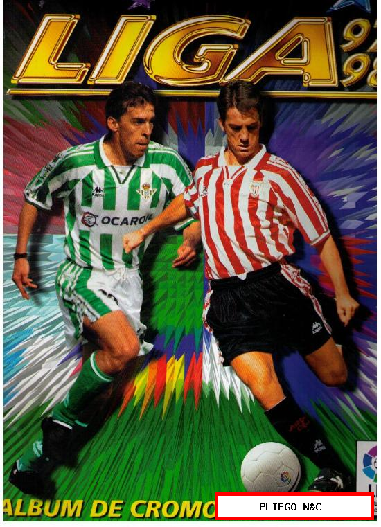 Liga 97-98 Este. Álbum incompleto Faltan pág.