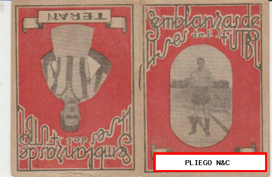 Semblanzas de Ases del Futbol nº 7-8. Terán y Soto. Librito 16 pp. (11x8) Raro