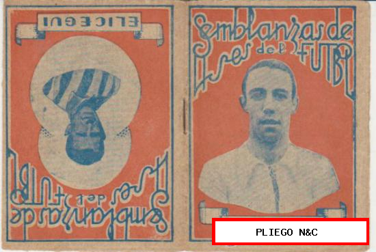 Semblanzas de Ases del Futbol nº 23-24. Raimundo y Elicegui. Librito 16 pp. (11x8) Raro