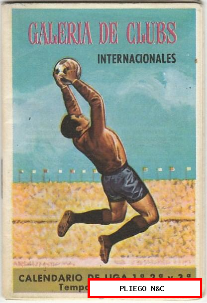 Calendario de Liga. 1968-69. Galería de clubs Internacionales
