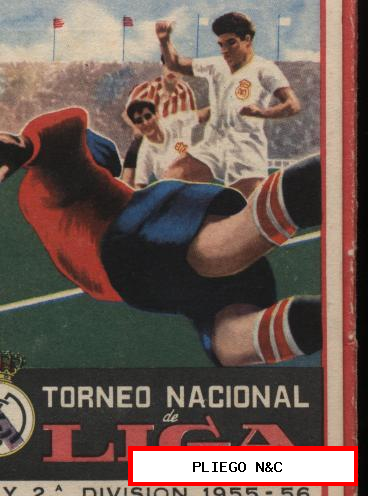 Torneo Nacional de Liga 1ª y 2ª división 1955-56. Obsequio de Patricio