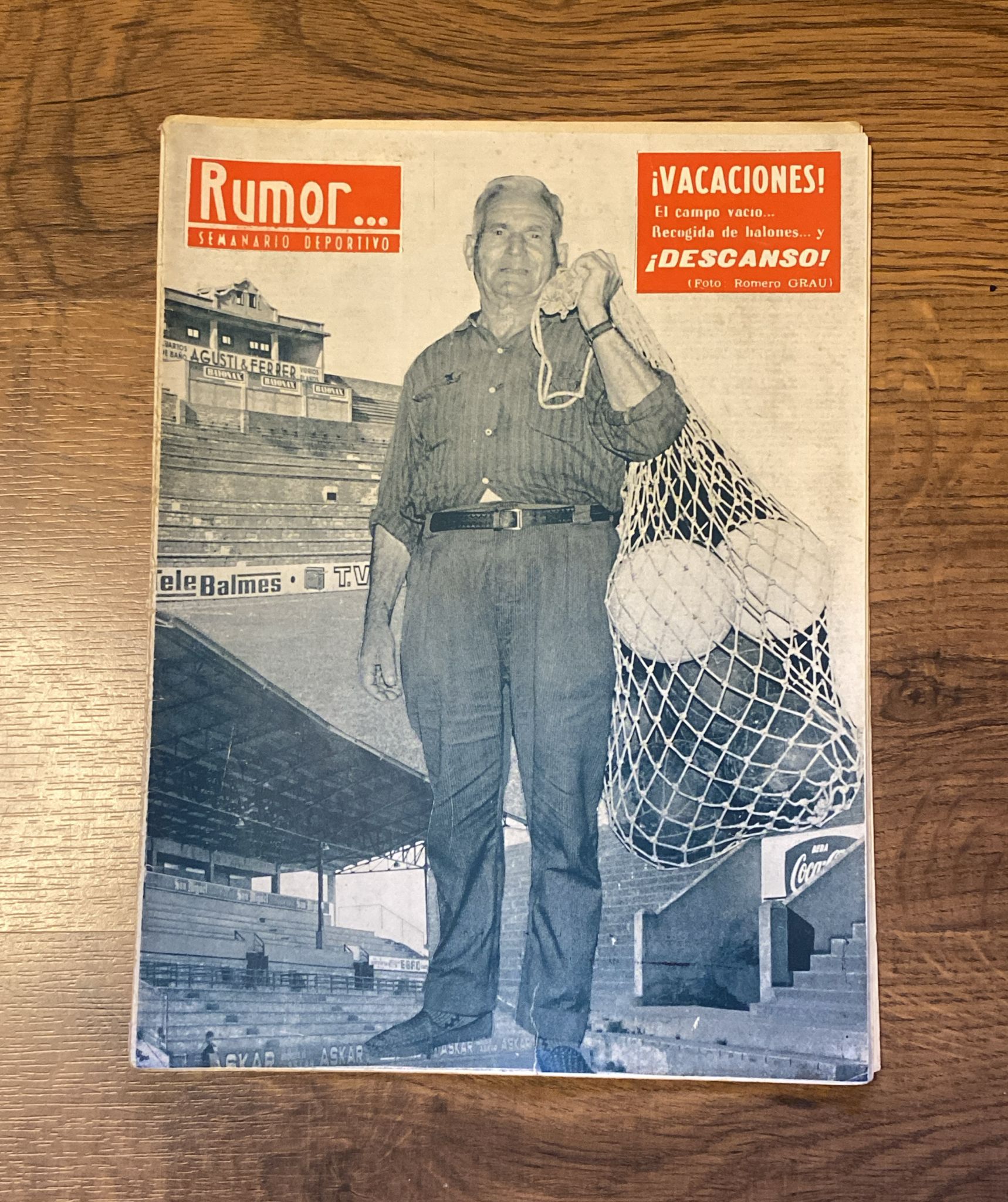 Rumor. Semanario deportivo nº 117. Barcelona 1 julio 1966