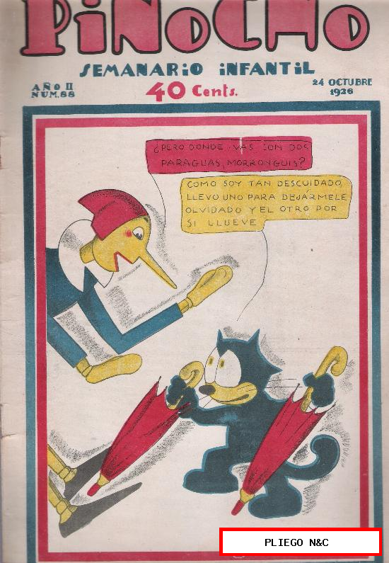 Pinocho nº 88. Editorial S. Calleja 1925