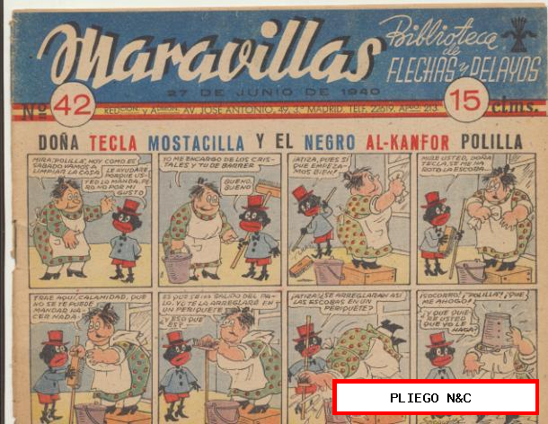 Maravillas nº 42. F.E.T. 1939