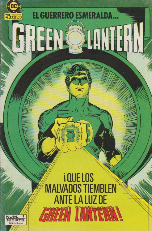Green Lantern. Zinco 1986. Nº 1