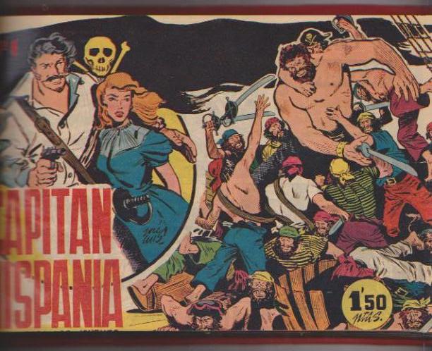 El Capitán Hispania. Creo 1959. Colección completa encuadernada (28 ejemplares)