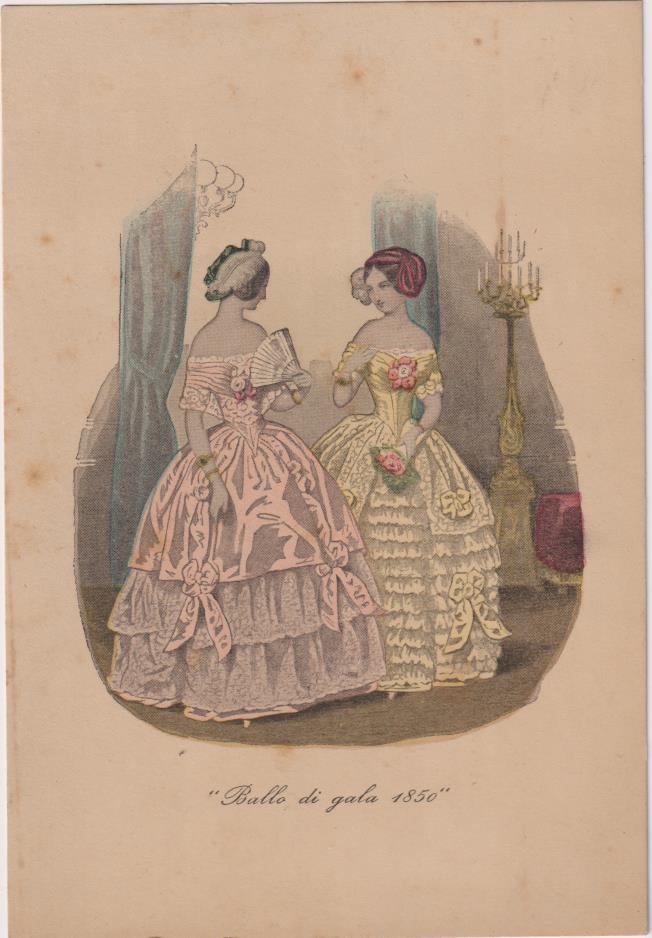 Ballo di gala 1850 (16x11) Cartulina
