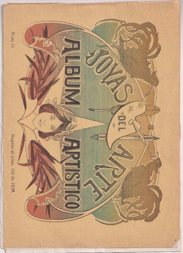 Joyas del Arte. Álbum Artístico nº 15. regalo de Iris. (25x18) 8 fotos (tipo lámina)