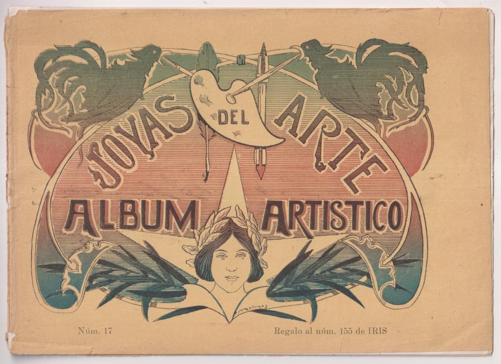 Joyas del Arte. Álbum Artístico nº 17. regalo de Iris. (25x18) 8 fotos (tipo lámina)