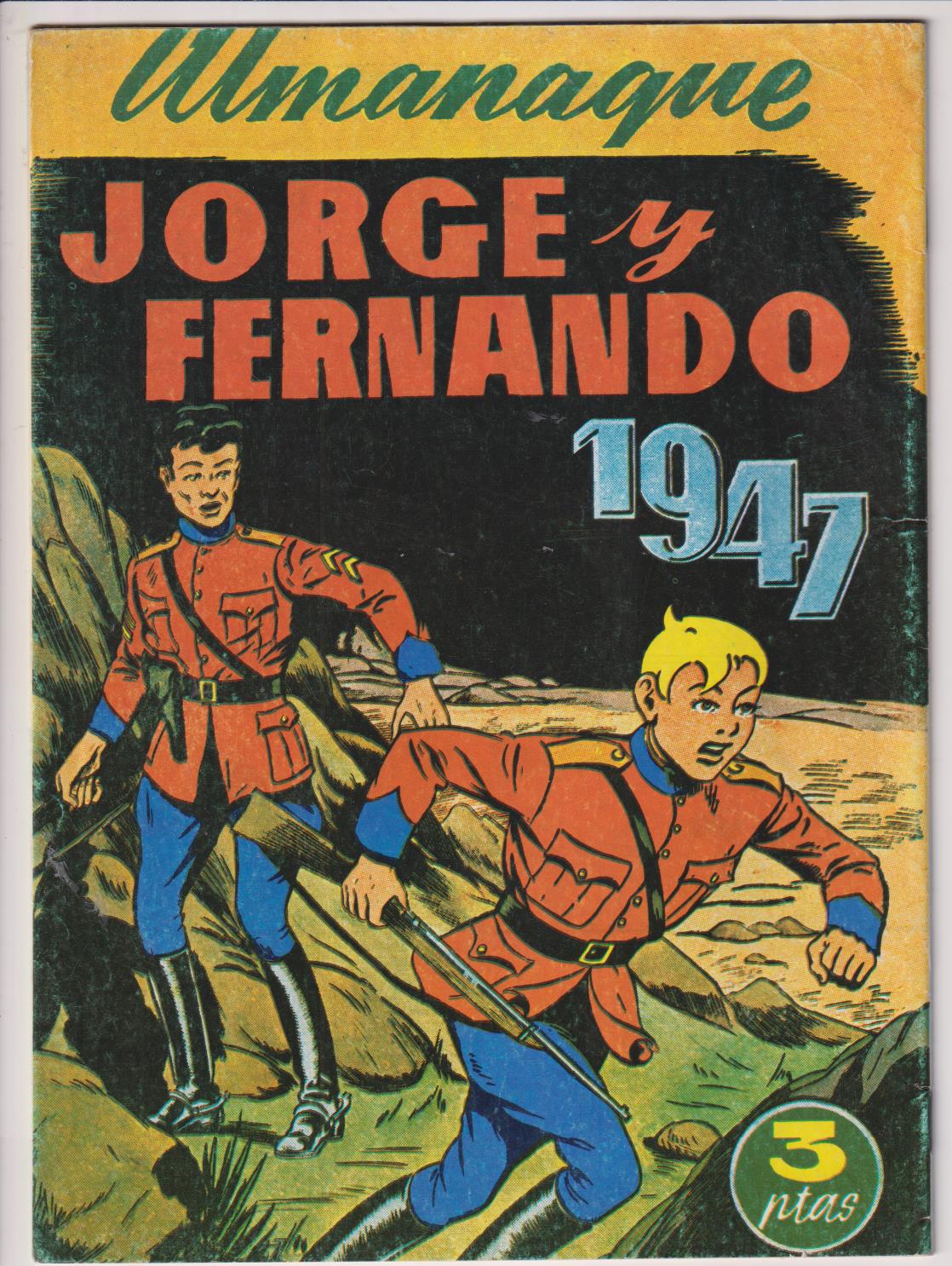 Almanaque juan Centella. Jorge y Fernando 1947. Reedición