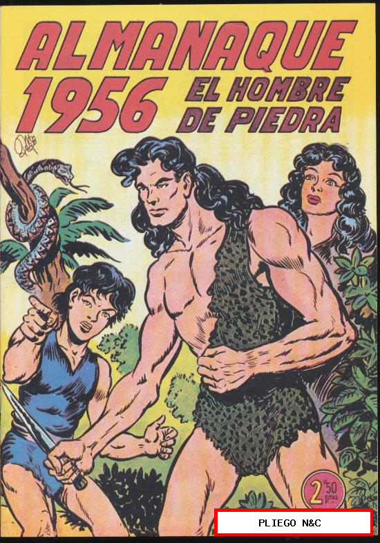 El Hombre de Piedra. Almanaque 1956. Reedición (24x17)