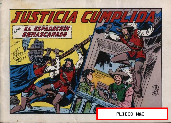 el espadachín enmascarado 2ª. 1981. 3 en 1 nº 44